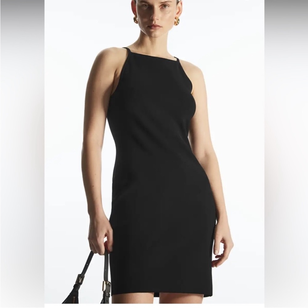 COS dress | NWT | high neck knit mini dress